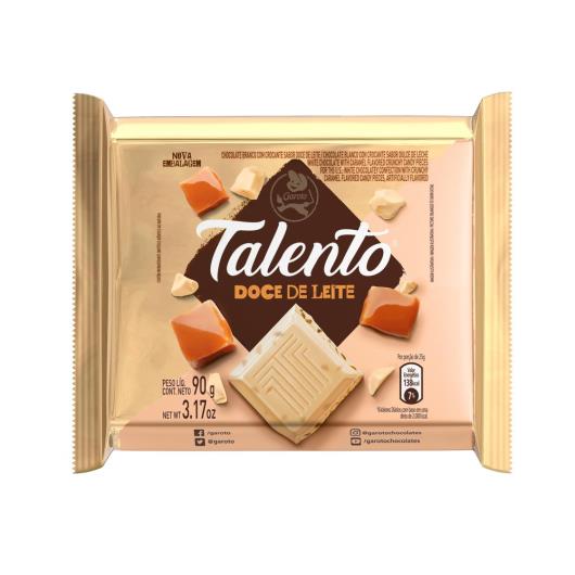 Chocolate Garoto talento doce de leite 90g - Imagem em destaque