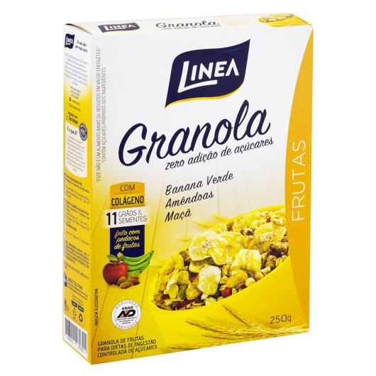 Granola Diet Banana-Verde, Amêndoas e Maçã Linea Caixa 250g - Imagem em destaque