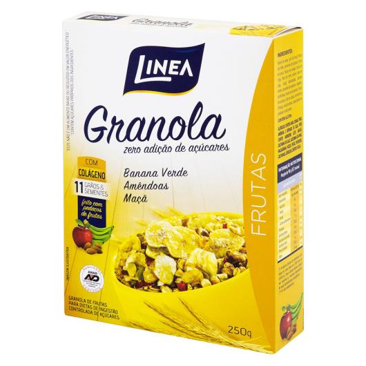 Granola Diet Banana-Verde, Amêndoas e Maçã Linea Caixa 250g - Imagem em destaque