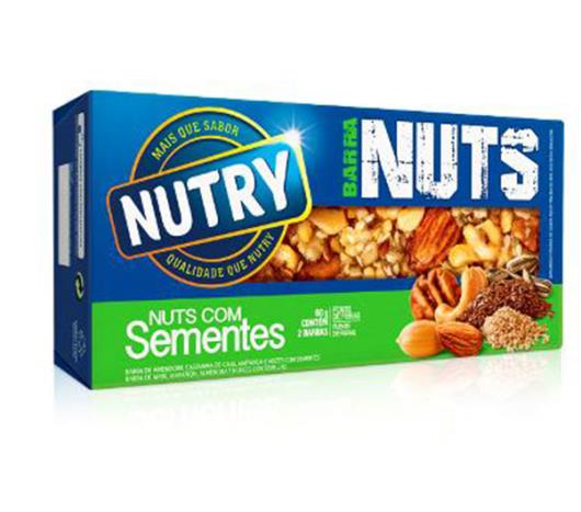 Barra Nutry nuts com semente 60g - Imagem em destaque