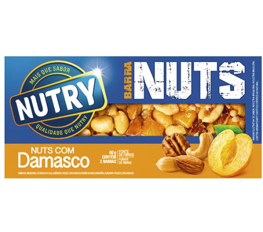 Barra Nutry nuts com damasco 60g - Imagem em destaque
