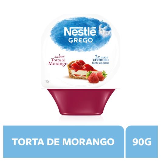 Iogurte Nestlé Grego Torta de Morango 90G - Imagem em destaque