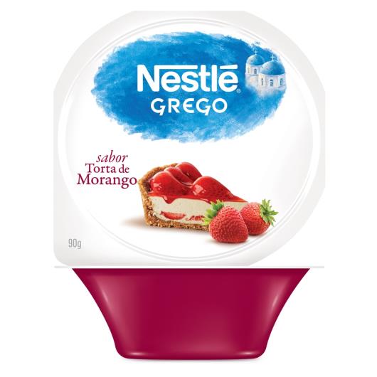 Iogurte Nestlé Grego Torta de Morango 90G - Imagem em destaque