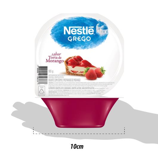 Iogurte Nestlé Grego Torta de Morango 90G - Imagem em destaque