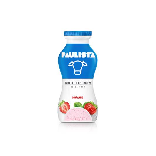 Iogurte Liquido Paulista Morango 170g - Imagem em destaque