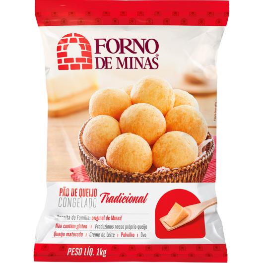 Pão de Queijo Forno de Minas Tradicional Congelado 1kg - Imagem em destaque