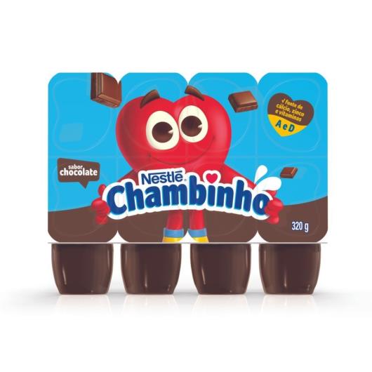 Petit Suisse Nestlé Chambinho® Chocolate 320G com 8 unidades - Imagem em destaque