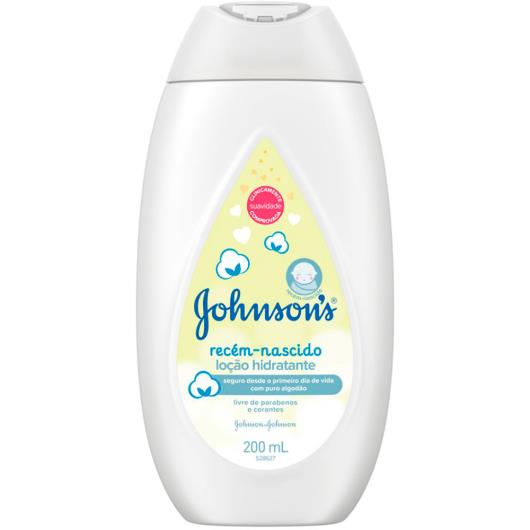 Loção Johnson baby hidratante recém nascido 200ml - Imagem em destaque