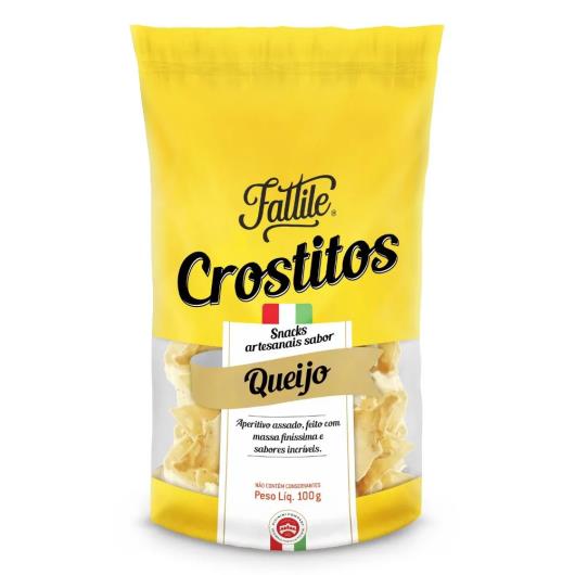 Aperitivo queijo Fattile Crostitos 100g - Imagem em destaque