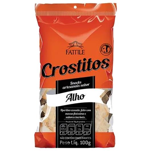 Mini Crostitos Alho 100g - Imagem em destaque