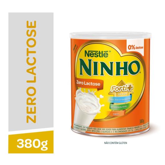Leite em Pó NINHO Forti+ Zero Lactose 380g - Imagem em destaque