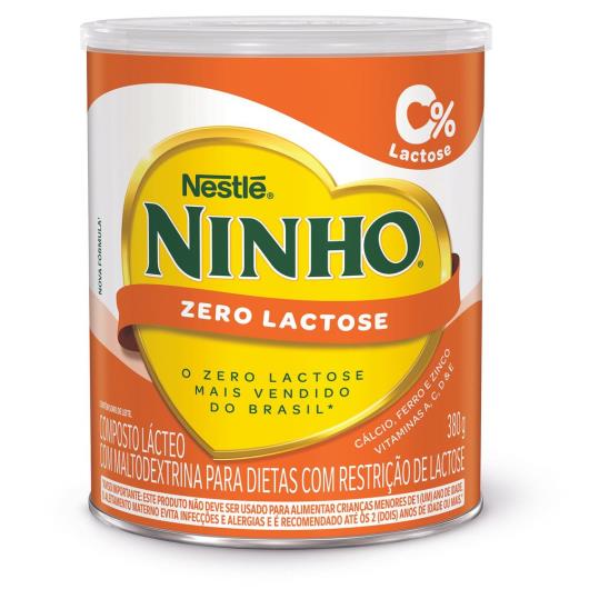 Leite em Pó NINHO Forti+ Zero Lactose 380g - Imagem em destaque