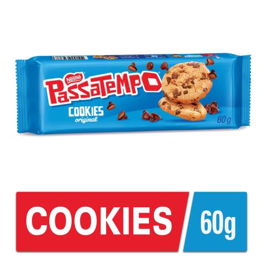 Cookie PASSATEMPO Leite com Gotas de Chocolate 60g - Imagem em destaque