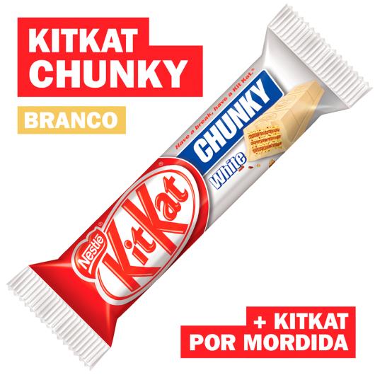 Chocolate KITKAT Chunky Branco 40g - Imagem em destaque