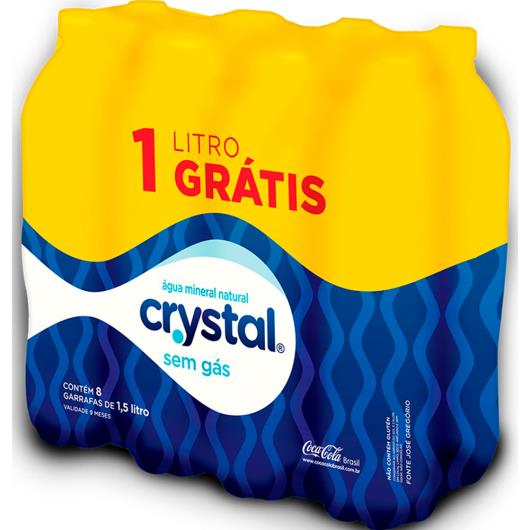 Água Mineral Crystal Sem Gás 8 x 1,5 Litros (PACK) - Imagem em destaque