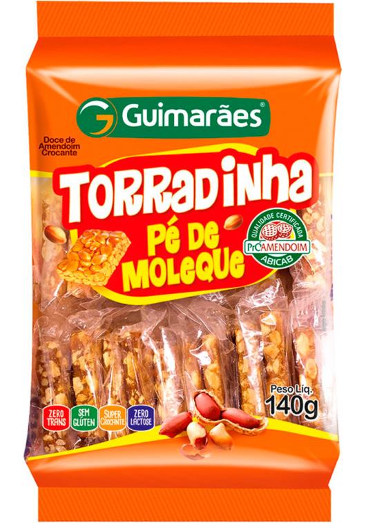 Pé de Moleque Guimarães Torradinha 140g - Imagem em destaque