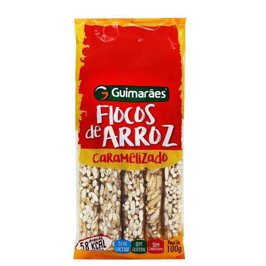 Flocos de arroz caramelizados Guimarães 100g - Imagem em destaque