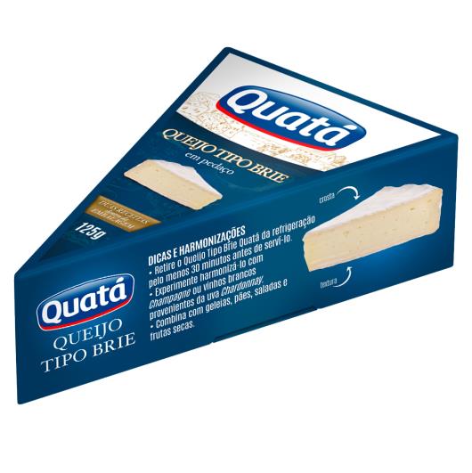 Queijo Quatá Tipo Brie Pedaço 125g - Imagem em destaque
