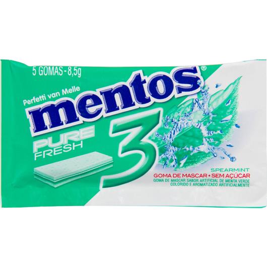 Goma Mentos Pure Fresh 3 Spearmint 8,5g - Imagem em destaque