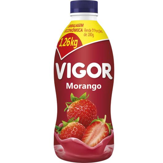 Iogurte vigor morango líquido Embalagem Econômica 1,26kg - Imagem em destaque