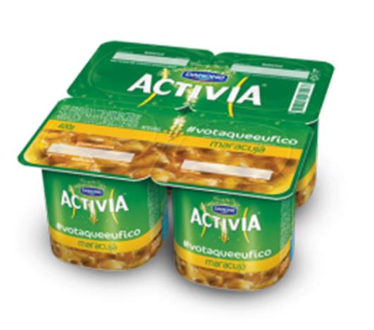 Leite fermentado Activia maracujá 400g - Imagem em destaque