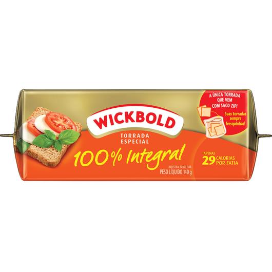 Torrada Wickbold Especial 100% Integral 140g - Imagem em destaque