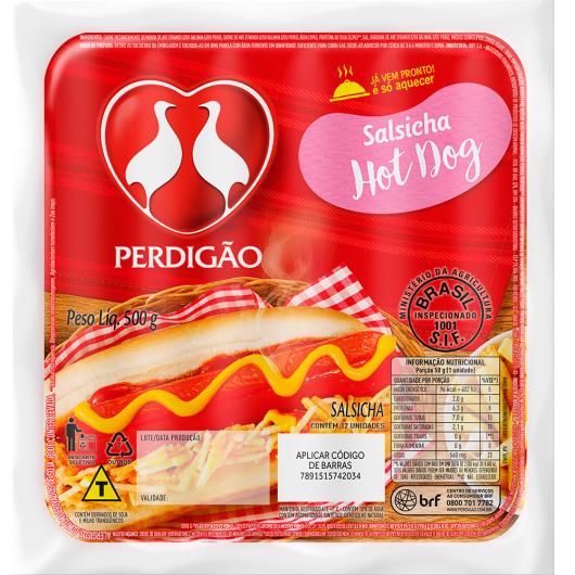 Salsicha Hot Dog Perdigão 500g - Imagem em destaque