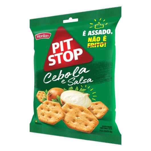 Biscoito Cebola e Salsa Marilan Pit Stop Pacote 80g - Imagem em destaque