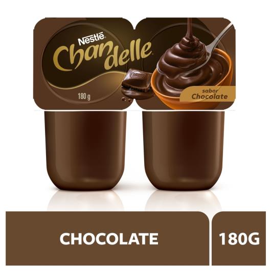 Sobremesa CHANDELLE Chocolate 180g 2 Unidades - Imagem em destaque