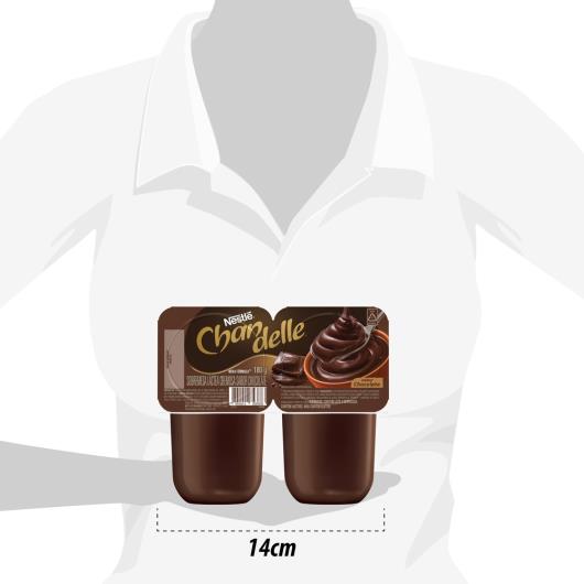 Sobremesa CHANDELLE Chocolate 180g 2 Unidades - Imagem em destaque