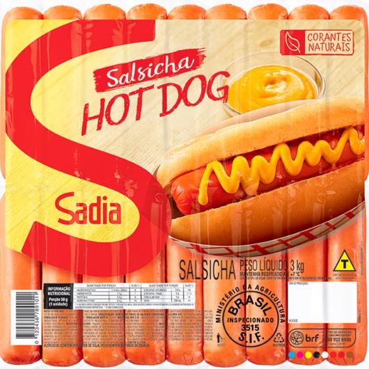 Salsicha hot dog Sadia 3kg - Imagem em destaque