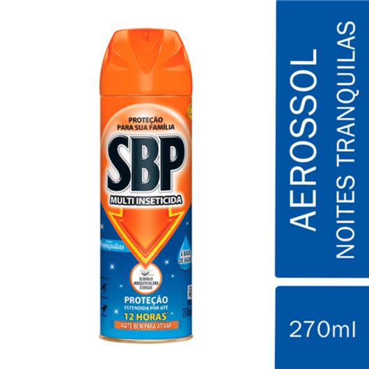 Inseticida SBP Multi inseticida Noites Tranquilas 270ml - Imagem em destaque