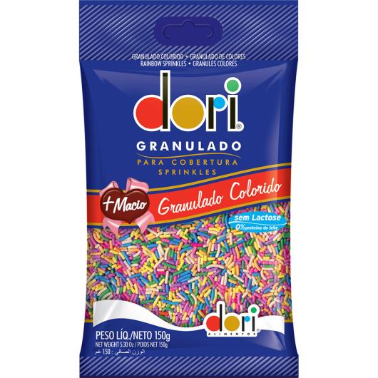 Confeito Granulado Colorido Dori 150g - Imagem em destaque