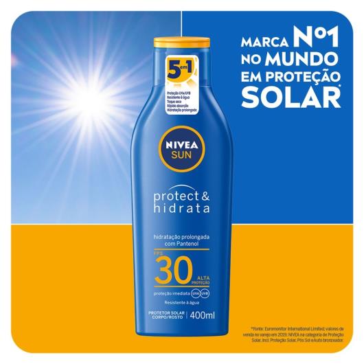 Protetor Solar Nivea Sun Protect & Hidrata FPS30 400ml - Imagem em destaque