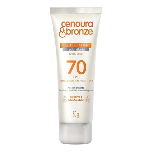 Protetor solar facial Cenoura e Bronze FPS70 50g - Imagem em destaque