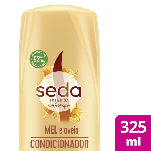 Tratamento Condicionador Mel e Aveia Seda Joias da Natureza Frasco 325ml - Imagem em destaque