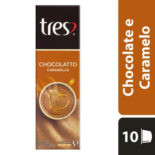 Cápsula 3 Corações Chocolatto Caramello 110g 10 Unidades - Imagem em destaque
