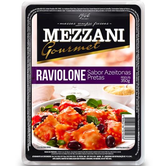 Raviolone Mezzani Gourmet Azeitona Preta 350g - Imagem em destaque