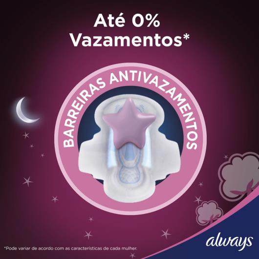 Absorvente Always Noites Tranquilas Suave com abas 8 Unidades - Imagem em destaque