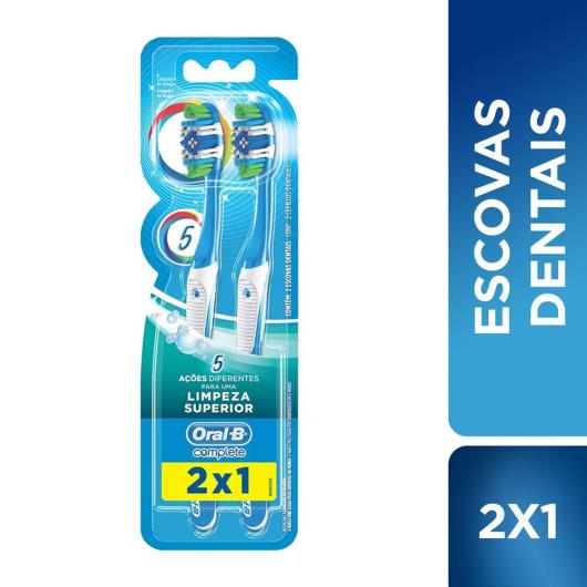 Escova dental oral b 40 complete 5 ações leve 2 pague 1 - Imagem em destaque