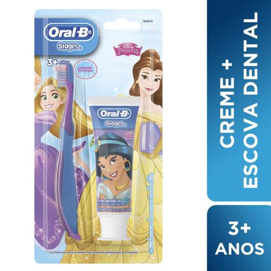 Escova dental Oral-B Stages 3 grátis um creme dental 75ml - Imagem em destaque