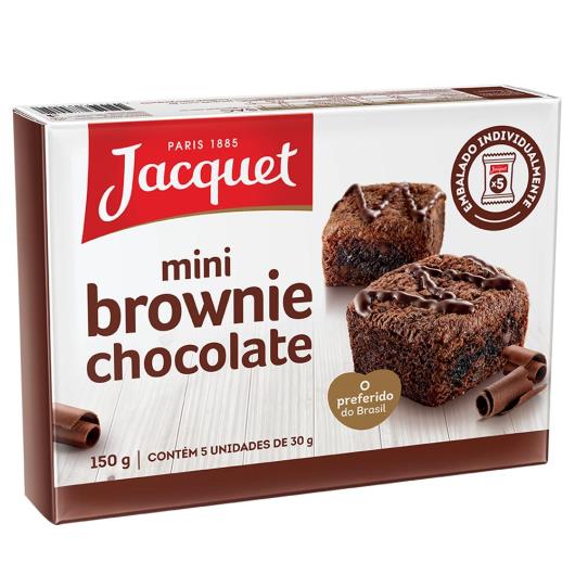 Bolo jacquet mini brownie pedaços de chocolate 150g - Imagem em destaque