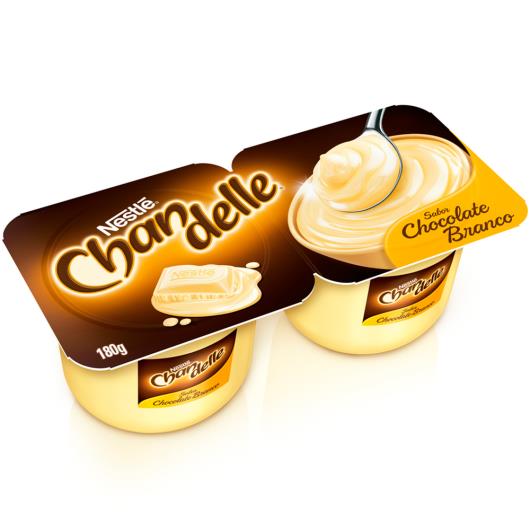 Sobremesa láctea chandelle cremoso chocolate branco 180g - Imagem em destaque