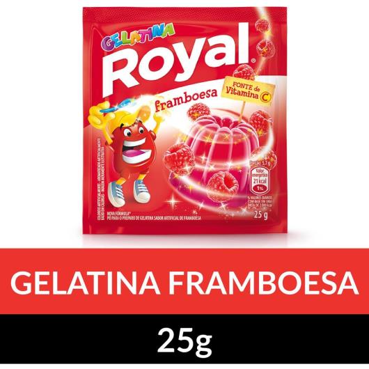 Gelatina em pó Royal Framboesa 25g - Imagem em destaque