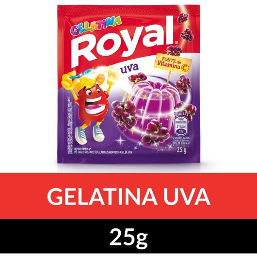 Gelatina em pó Royal Uva 25g - Imagem em destaque