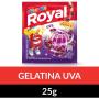 Gelatina em pó Royal Uva 25g