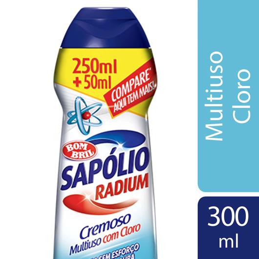 Saponáceo Sapólio Radium Cloro Leve 300ml Pague 250ml - Imagem em destaque