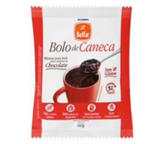 Mistura Bolo Belfar Caneca Chocolate 60g - Imagem em destaque