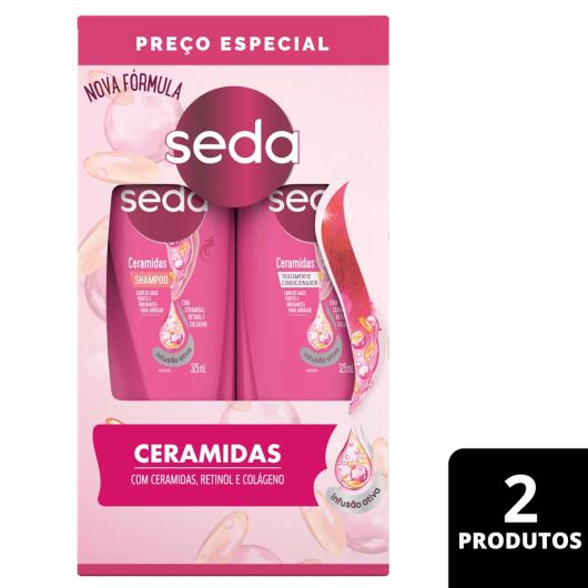 Shampoo + Condicionador Seda Ceramidas 325ml - Imagem em destaque