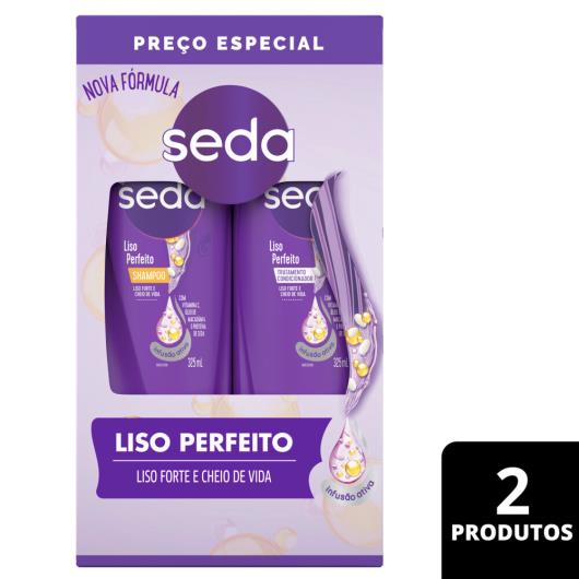 Shampoo + Condicionador Seda Liso Perfeito 325ml - Imagem em destaque